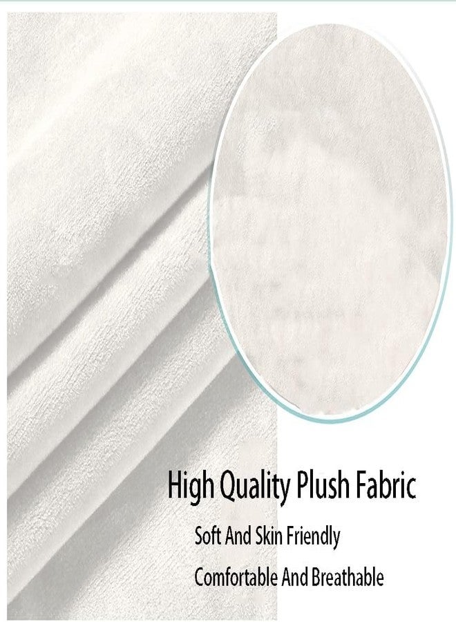 Chaexii Soft Sofa Armrest Covers, Skin-Friendly Stretch Polyester Armrest Covers, Comfortable Scratch Resistant Sofa Armrest Cover for Square Armrest/Curved Armrest/Reclining Armrest, One Pair,Ivory - Image 2